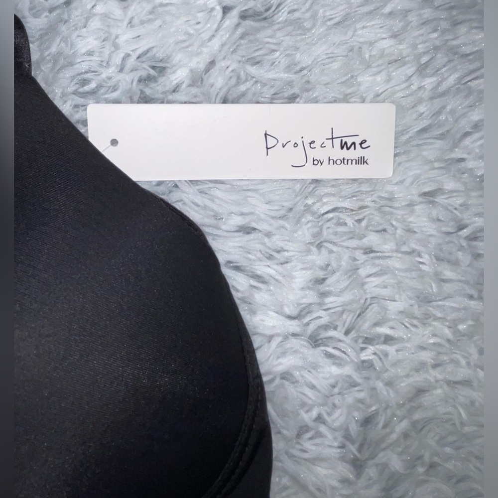 ProjectMe by Hotmilk AMBITION TRIANGLE CONTOUR BLACK NURSING BRA - WIREFREE - Picture 7 of 12